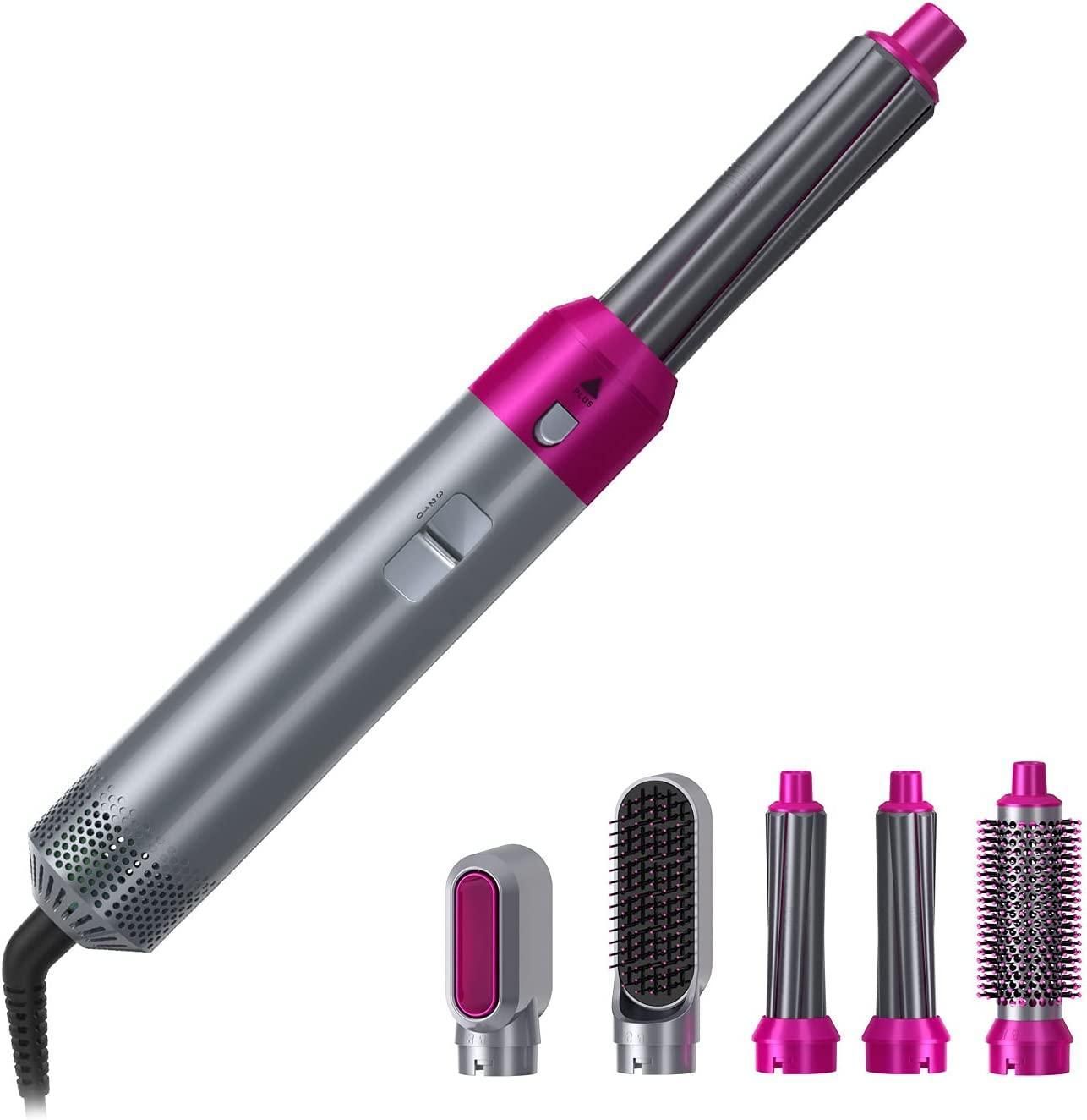 "Salon-Ready Style: 5-in-1 Hair Styling Tool & Dryer"